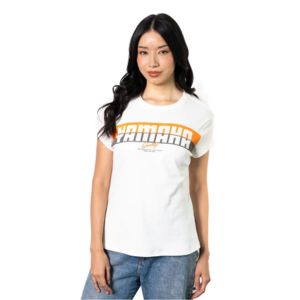 CAMISETA YAMAHA DUAL BEIGE FEMENINA