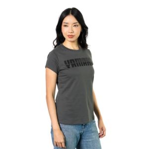 CAMISETA YAMAHA DUAL GRIS OSCURO FEMENINA