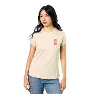 CAMISETA YAMAHA KANDO BEIGE FEMENINA