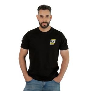 CAMISETA YAMAHA MOTOR SPEED 55 NEGRO MASCULINA