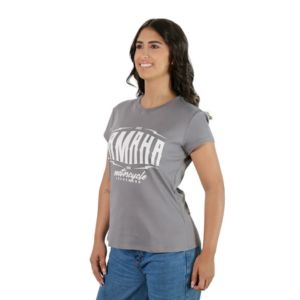 CAMISETA YAMAHA MOTORCYCLE GRIS FEMENINA