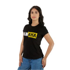 CAMISETA YAMAHA NEGRO FEMENINA