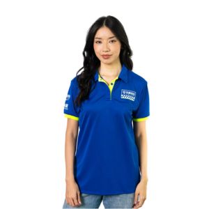 CAMISETA POLO YAMAHA RACING AZUL FEMENINA