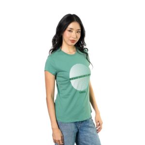 CAMISETA YAMAHA REVS YOUR LIFE VERDE FEMENINA