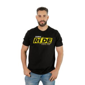 CAMISETA YAMAHA RIDE NEGRO MASCULINA