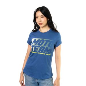 CAMISETA YAMAHA MOTO TEAM AZUL FEMENINA